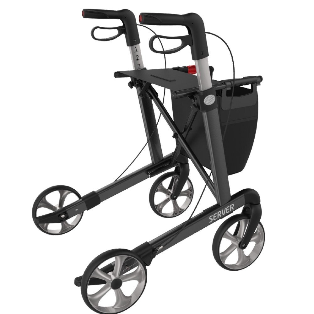 Rehasense Rehasense Server lichtgewicht rollator STANDARD - Antraciet