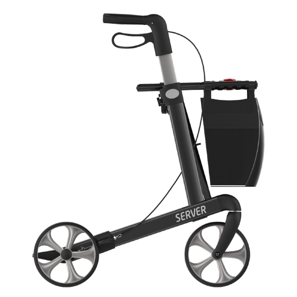 Rehasense Rehasense Server lichtgewicht rollator STANDARD - Antraciet