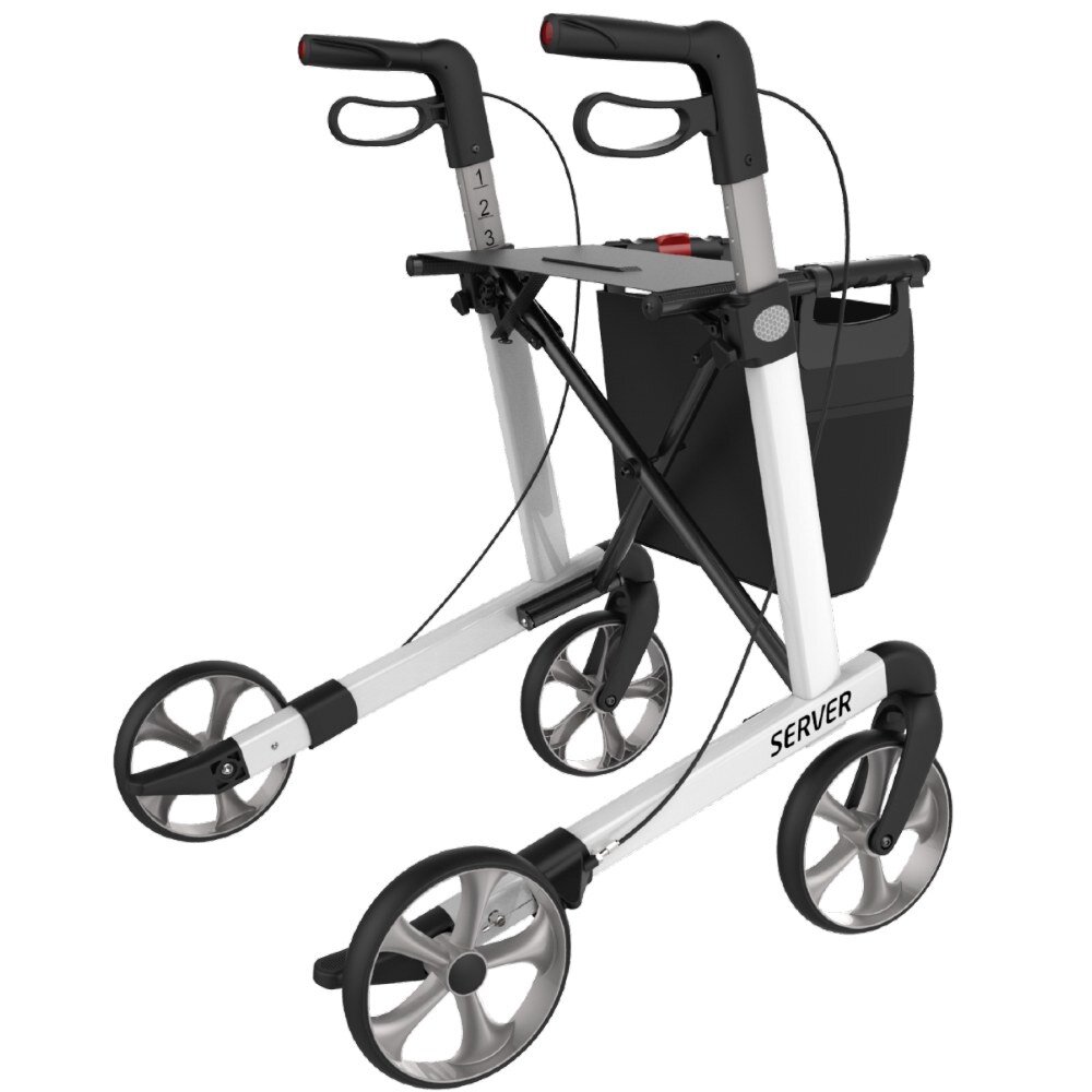 Rehasense Rehasense Server lichtgewicht rollator STANDARD - Wit