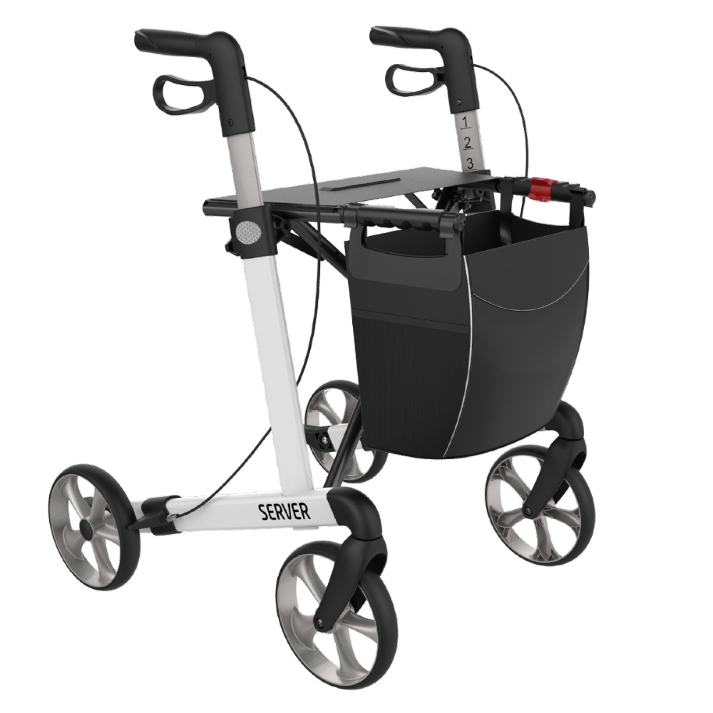 Rehasense Rehasense Server lichtgewicht rollator STANDARD - Wit