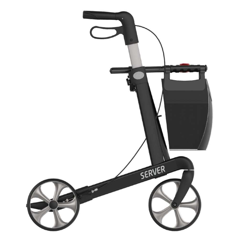 Rehasense Rehasense Server lichtgewicht rollator STANDARD - Zwart