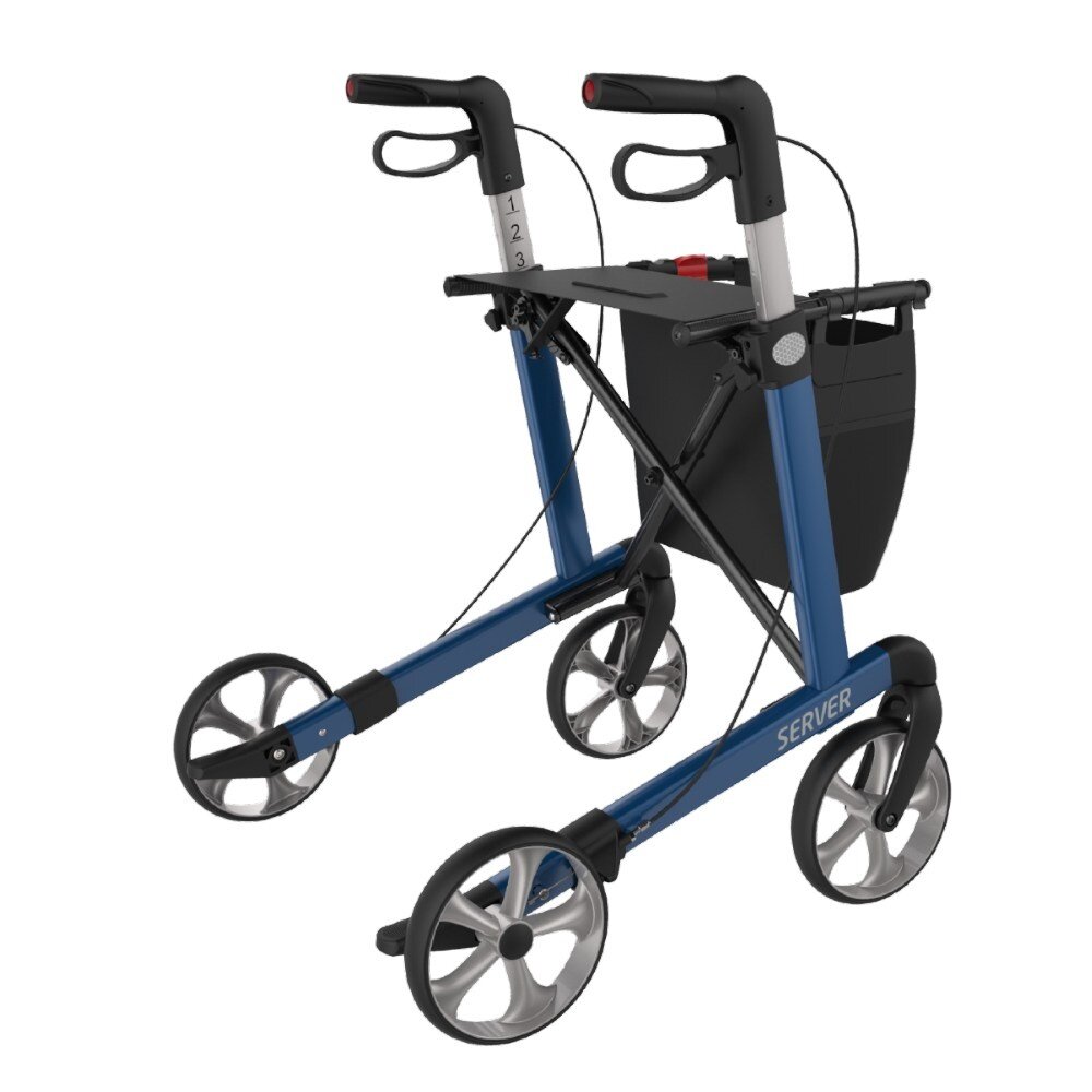 Rehasense Rehasense Server lichtgewicht rollator STANDARD - Electric blue
