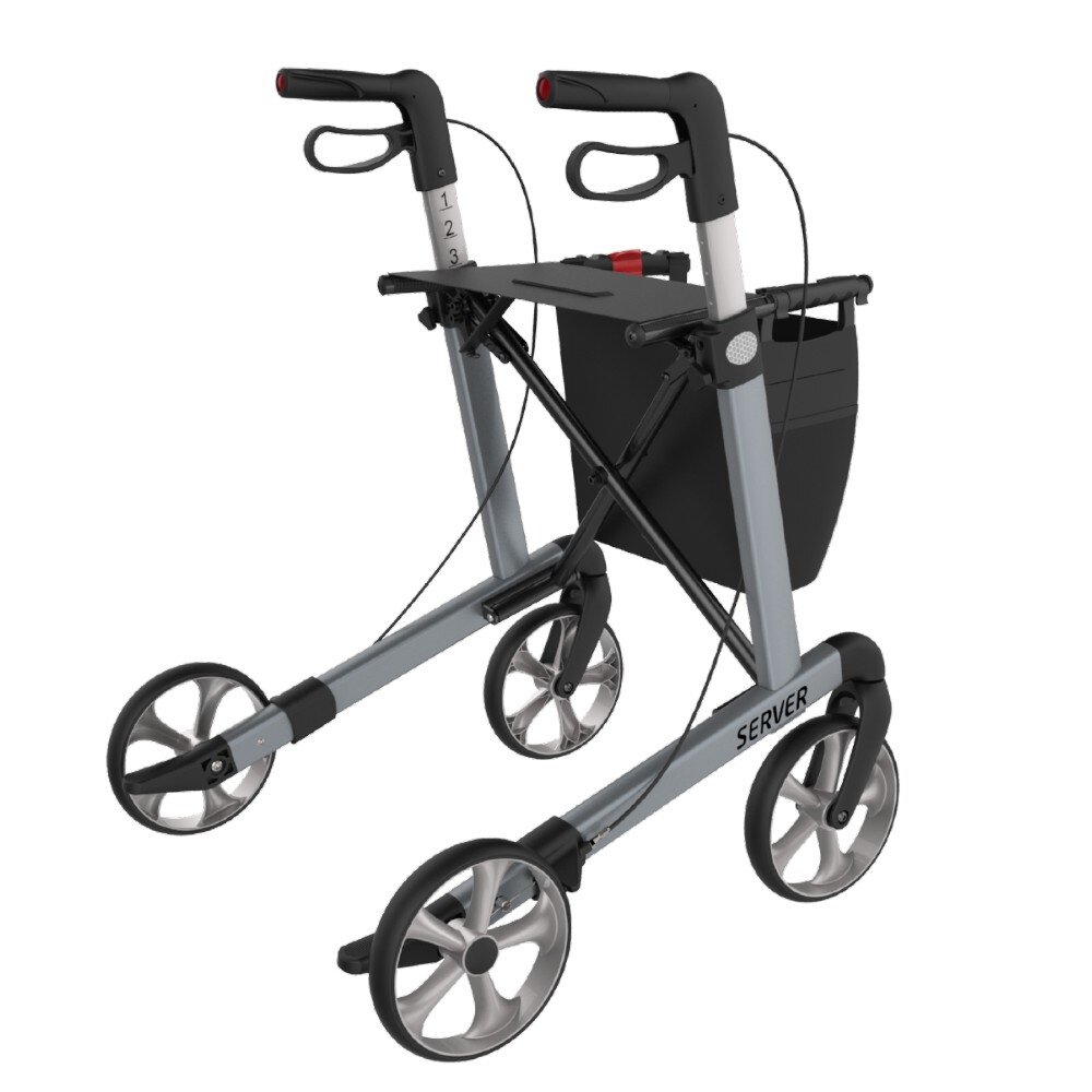 Rehasense Rehasense Server lichtgewicht rollator STANDARD - Ice blue