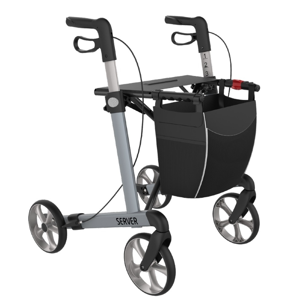 Rehasense Rehasense Server lichtgewicht rollator STANDARD - Ice blue