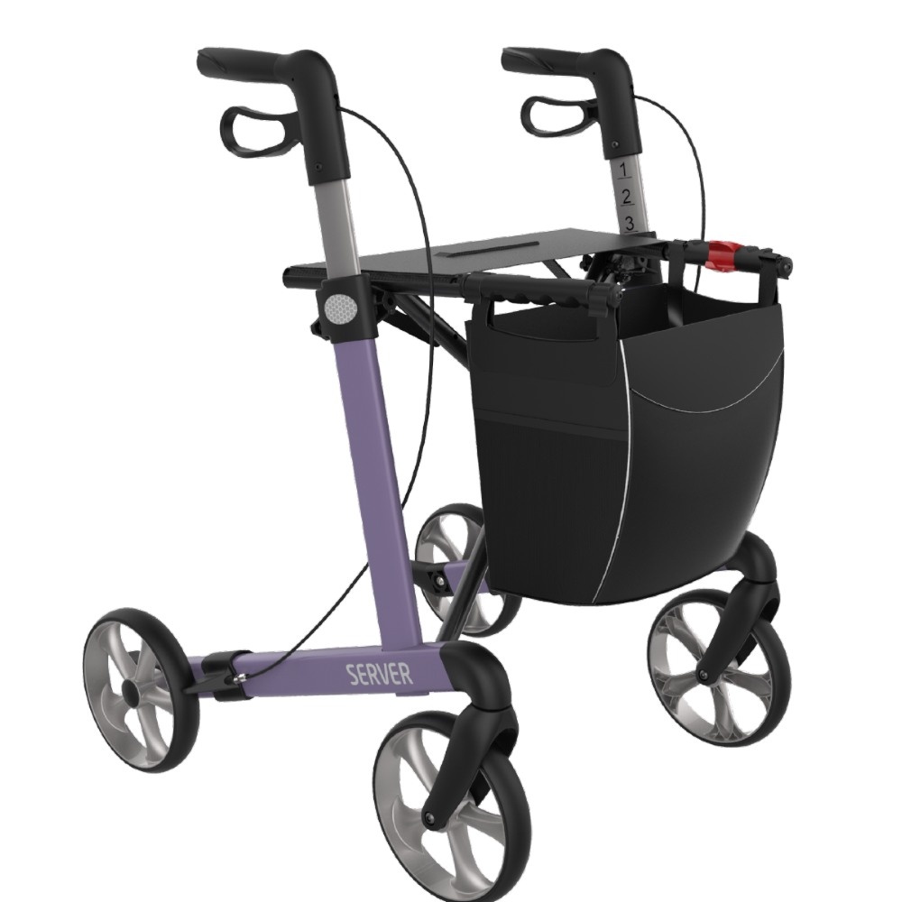 Rehasense Rehasense Server lichtgewicht rollator STANDARD - Paars