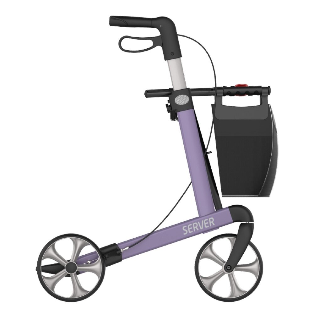 Rehasense Rehasense Server lichtgewicht rollator STANDARD - Paars