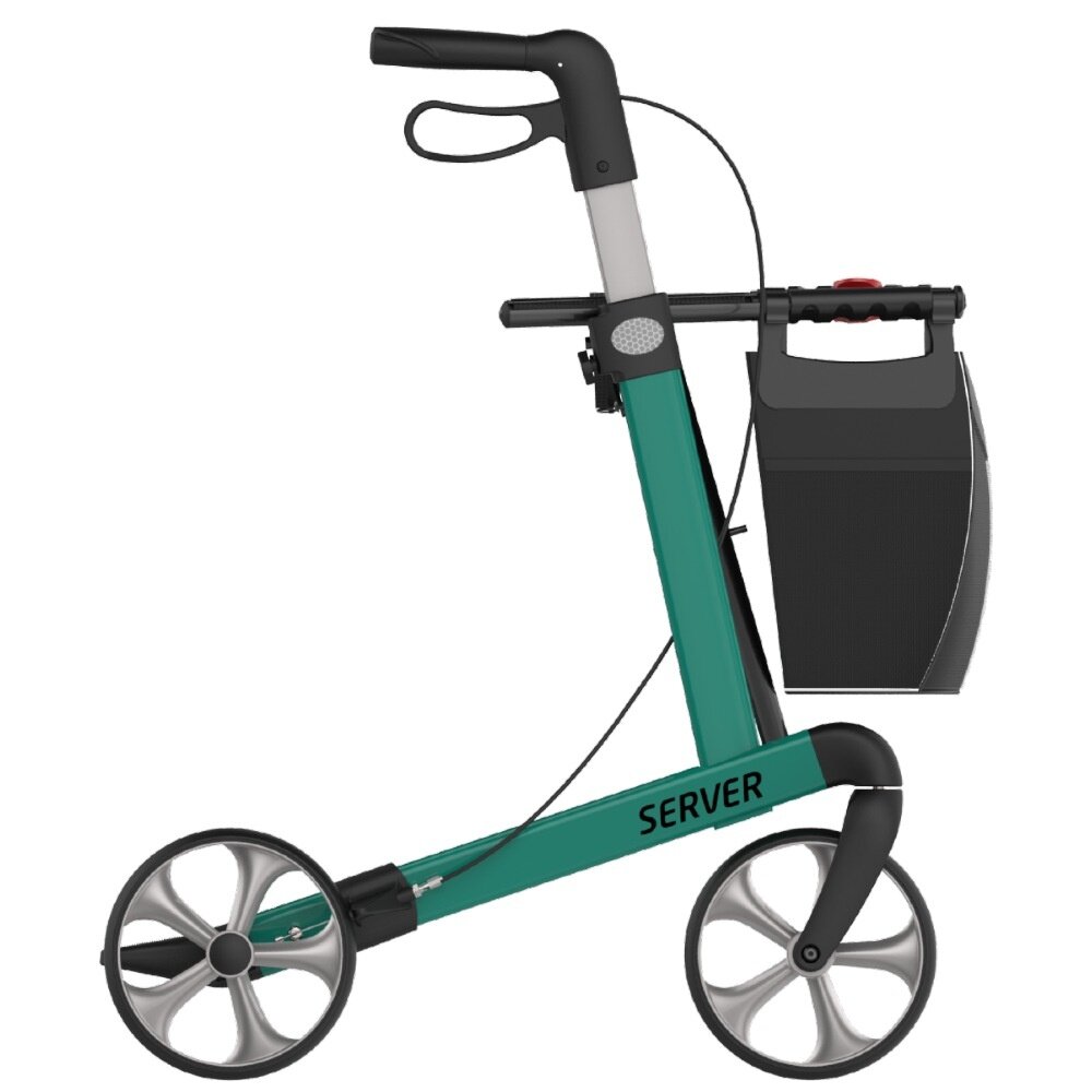 Rehasense Rehasense Server lichtgewicht rollator STANDARD - Turquoise