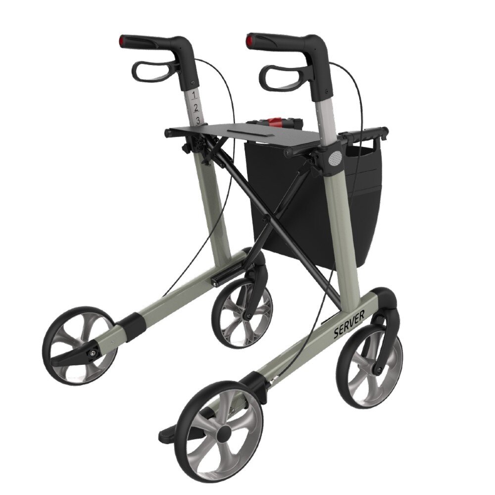 Rehasense Rehasense Server lichtgewicht rollator LOW - Champagne