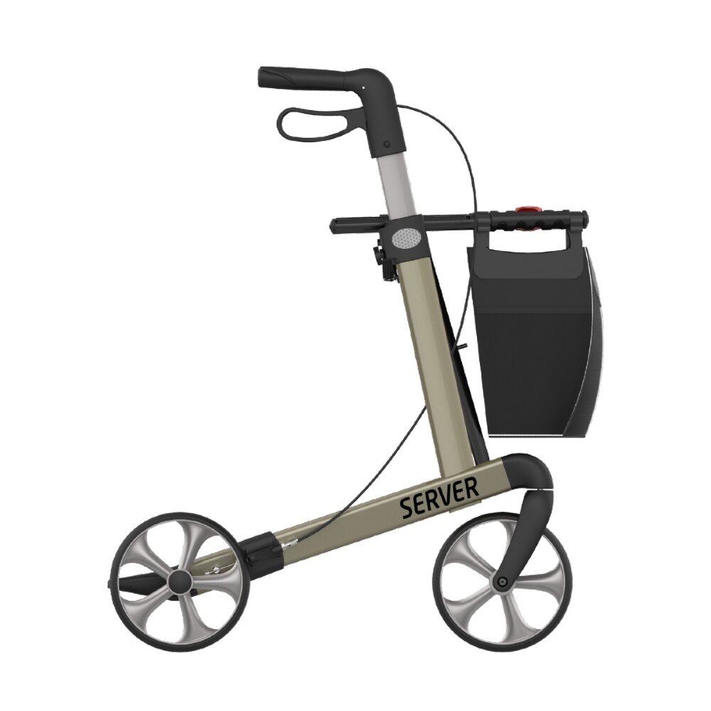 Rehasense Rehasense Server lichtgewicht rollator LOW - Champagne