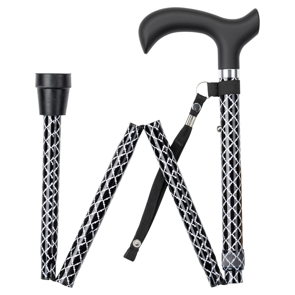 MultiMotion Wandelstok opvouwbaar Ruitjes