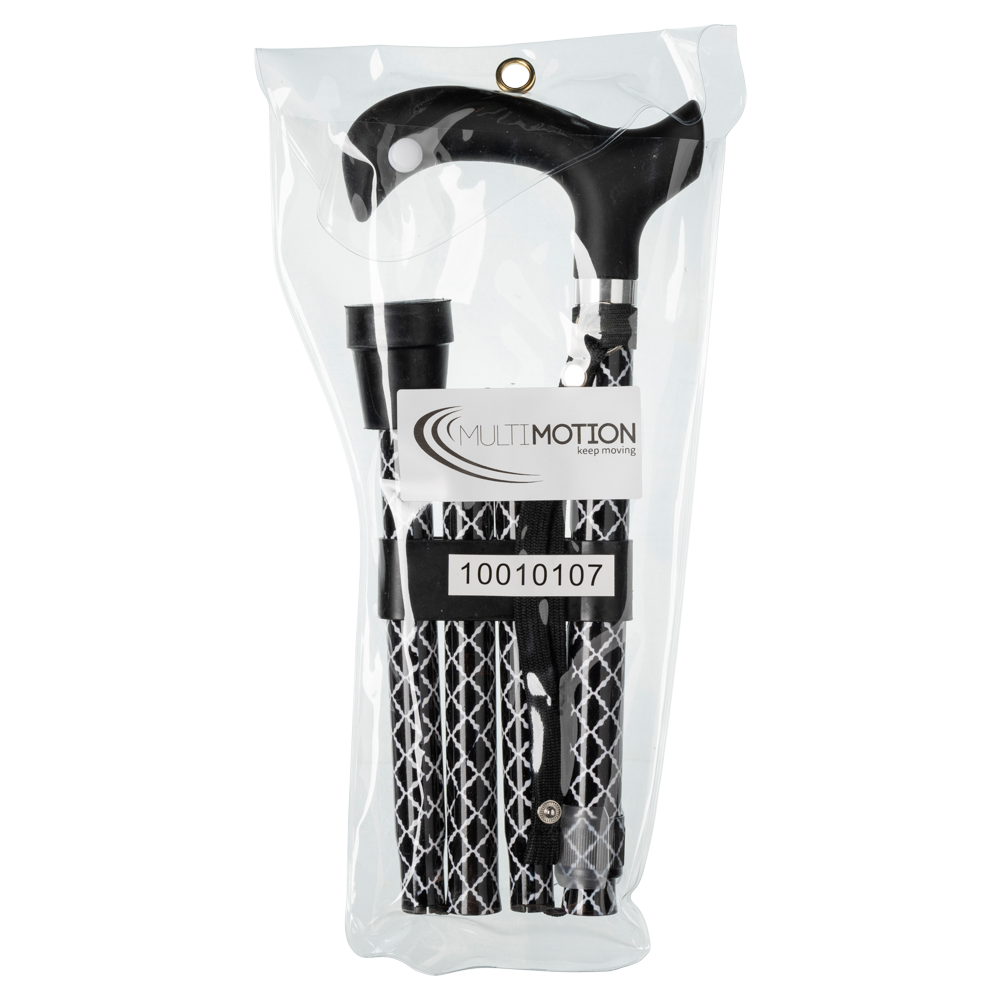 MultiMotion Wandelstok opvouwbaar - Ruitjes