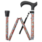 MultiMotion Wandelstok opvouwbaar - Rood Paisley
