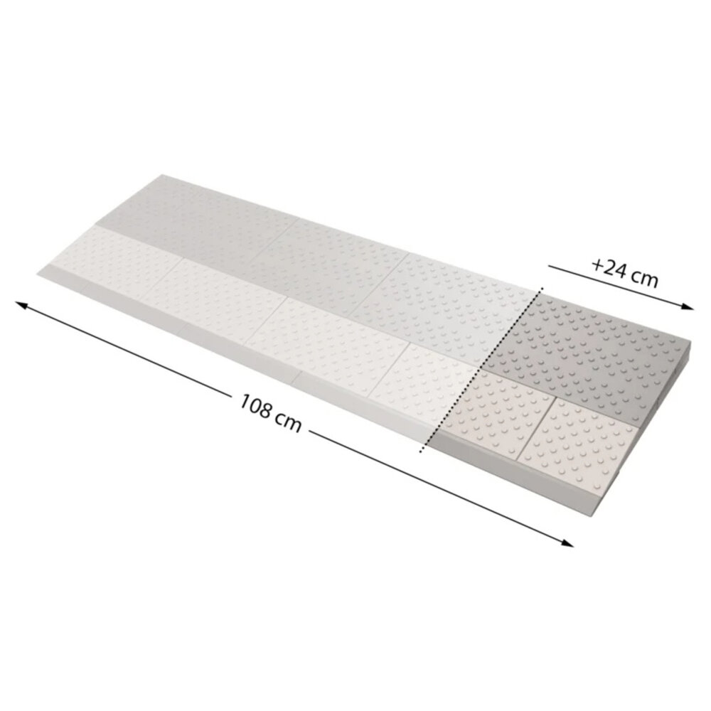 SecuCare Verbredingsset 24 cm voor modulaire drempelhulp 2 laags