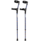 MultiMotion Elleboogkrukken ergonomisch blauw met Paisley print