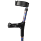 MultiMotion Elleboogkrukken ergonomisch blauw met Paisley print