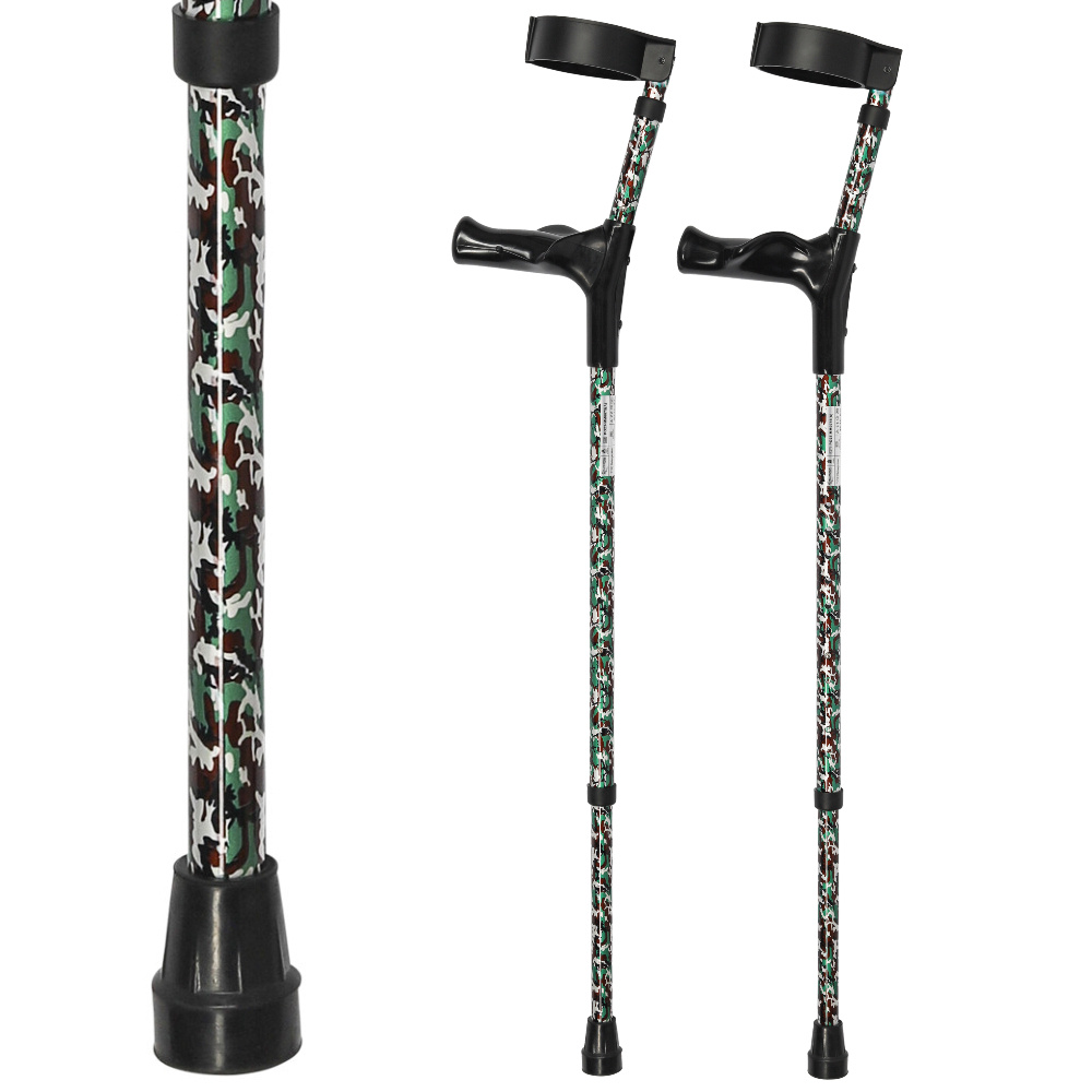 MultiMotion Elleboogkrukken ergonomisch met camouflage print