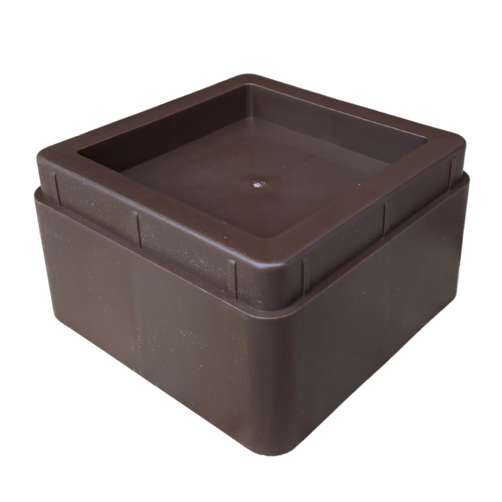 MultiMotion Bedverhoger / meubelverhoger stapelbaar 5 cm (PER STUK) - BRUIN