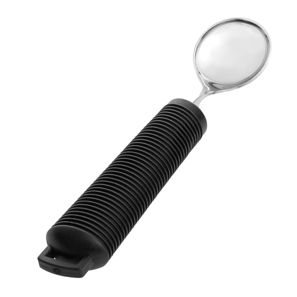MultiMotion Soeplepel - Aangepast bestek - verdikt, buigzaam, extra grip. - ZWART