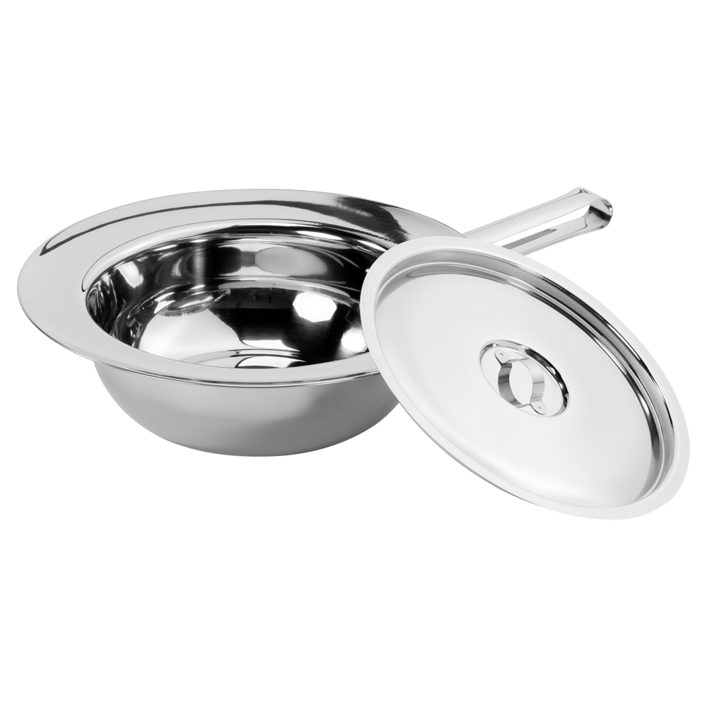 MultiMotion Bedpan rond RVS / ondersteek