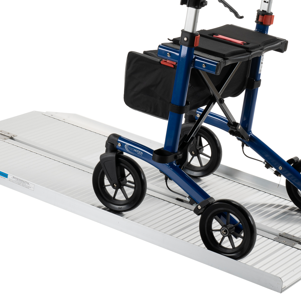 MultiMotion Opvouwbare oprijplaat aluminium - 122 cm