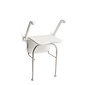 Etac Etac Relax douchezitting met armsteunen, steunpoten en zachte rugleuning