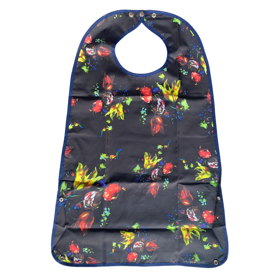 MultiMotion Wasbare slab volwassenen met opvangbak - Gekleurde bloemen