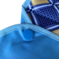 MultiMotion Wasbare slab volwassenen met opvangbak - Blauw/geel geruit