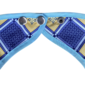 MultiMotion Wasbare slab volwassenen met opvangbak - Blauw/geel geruit
