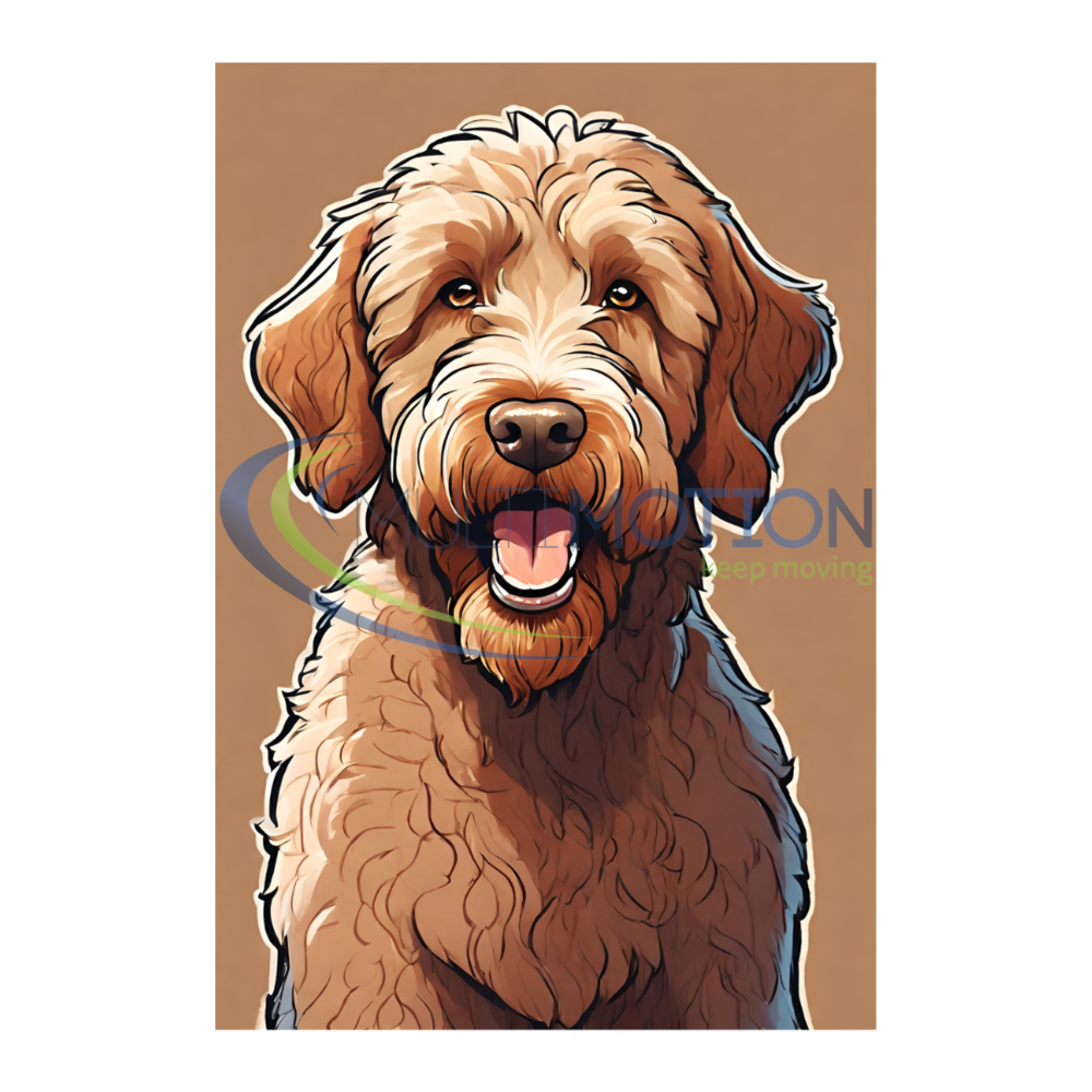 MultiMotion Design blusdeken - Labradoodle