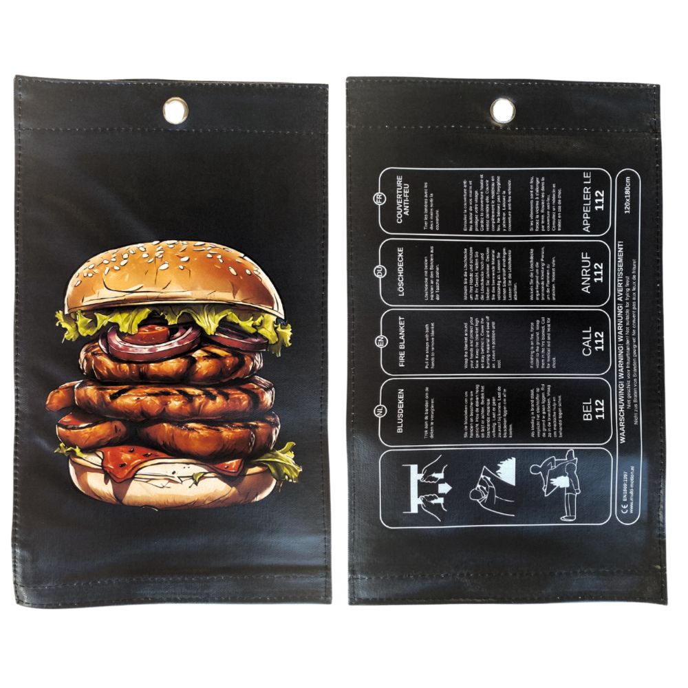 MultiMotion Design blusdeken - Hamburger