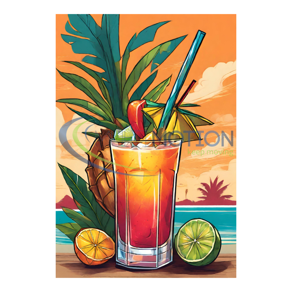 MultiMotion Design blusdeken - Cocktail
