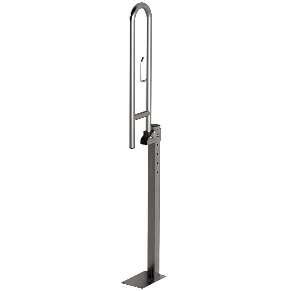 MultiMotion Toiletbeugel op vloerstatief 60 cm RVS