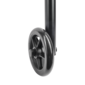MultiMotion Lichtgewicht looprek met wieltjes, inklapbaar Zwart