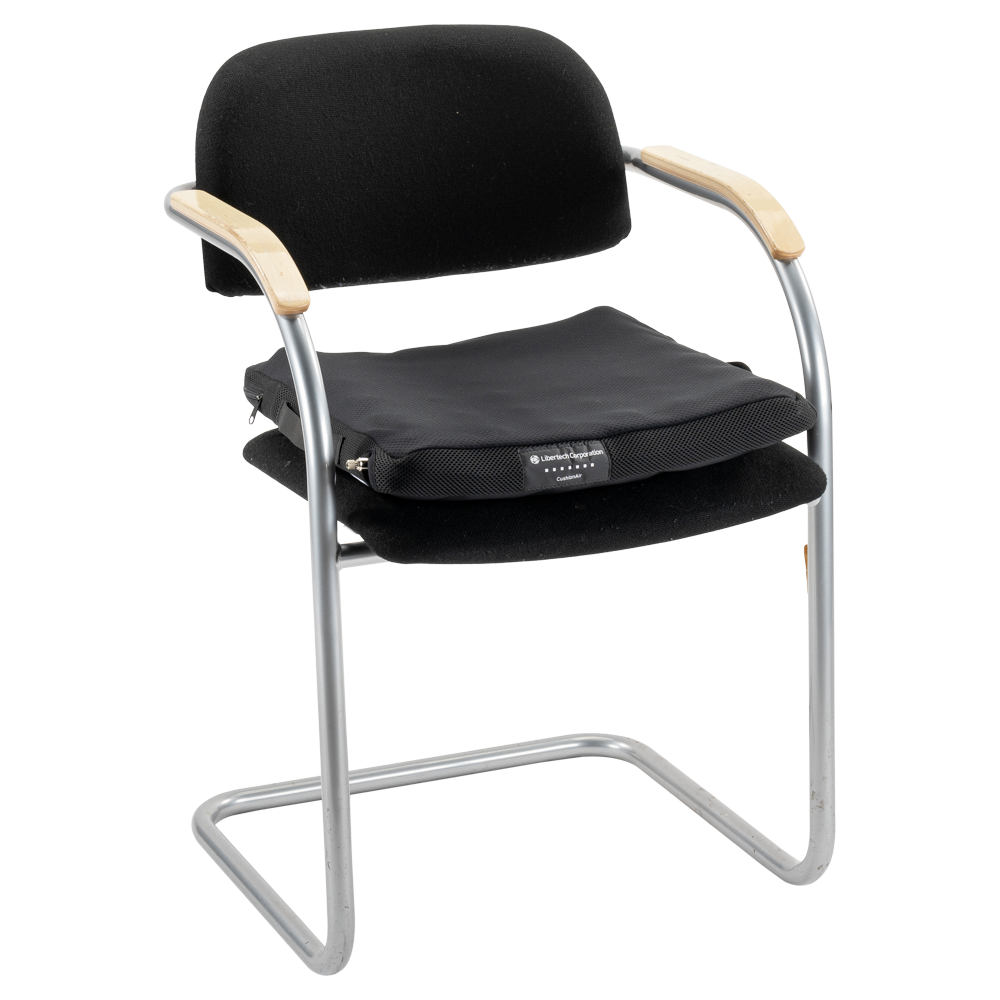 MultiMotion Anti-decubitus lucht zitkussen met 2 ventielen, 10 cm hoog