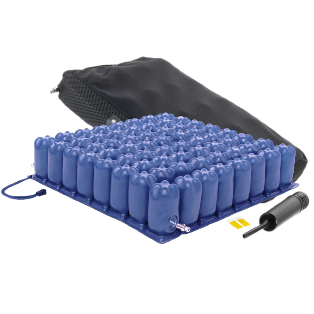 MultiMotion Anti-decubitus lucht zitkussen met 2 ventielen, 10 cm hoog