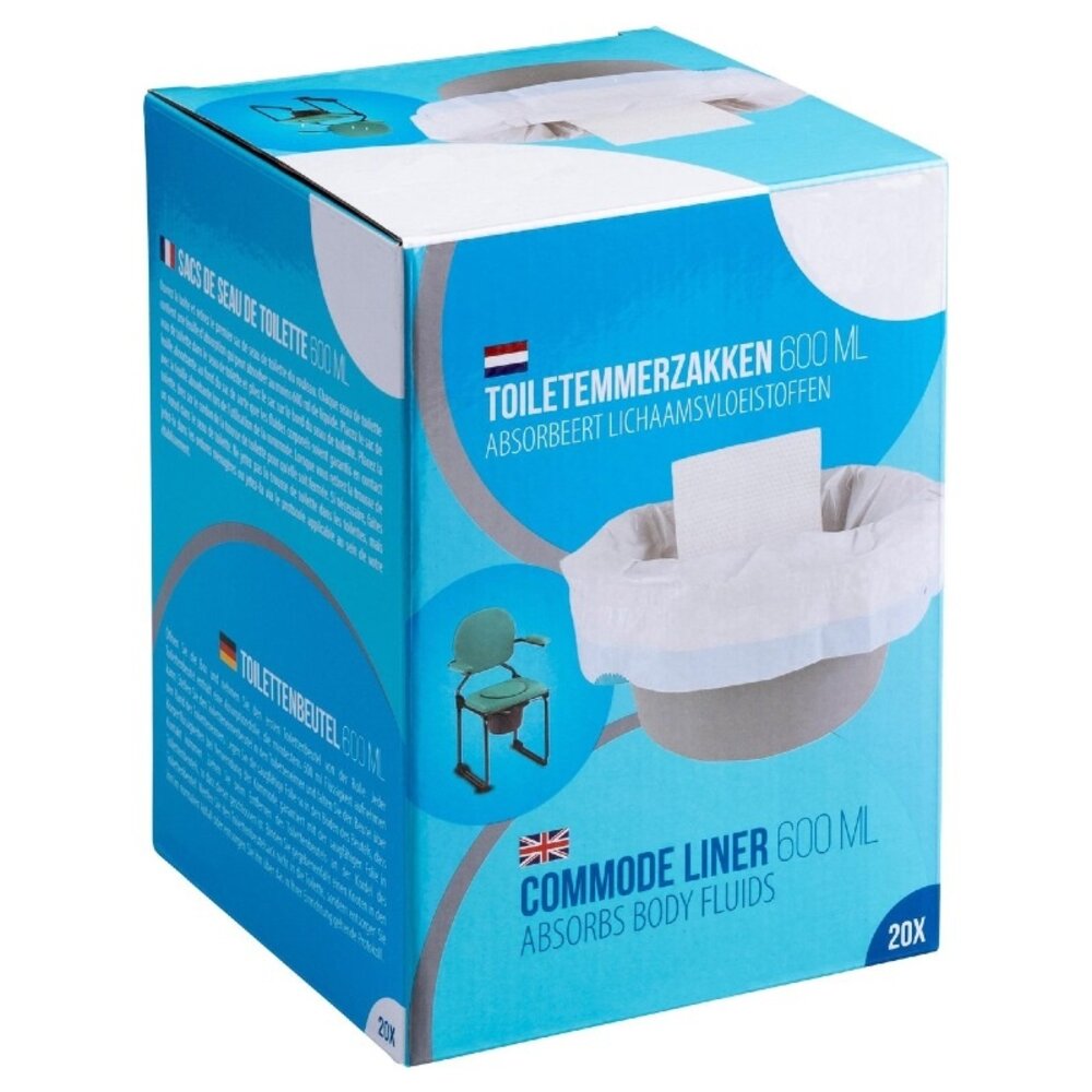 MultiMotion Hygiënische toiletemmer zakken (20 stuks)