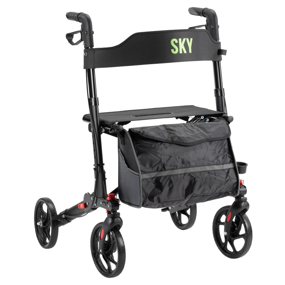 Sky Sky lichtgewicht rollator - Zwart Sky Sky lichtgewicht rollator - Zwart