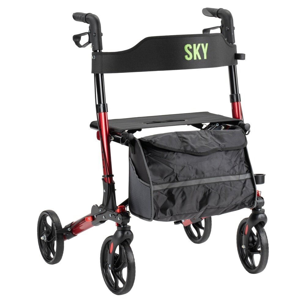 Sky Sky lichtgewicht rollator - Rood