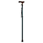 MultiMotion MultiMotion wandelstok met drukknop verstelling Zwart/ groene print