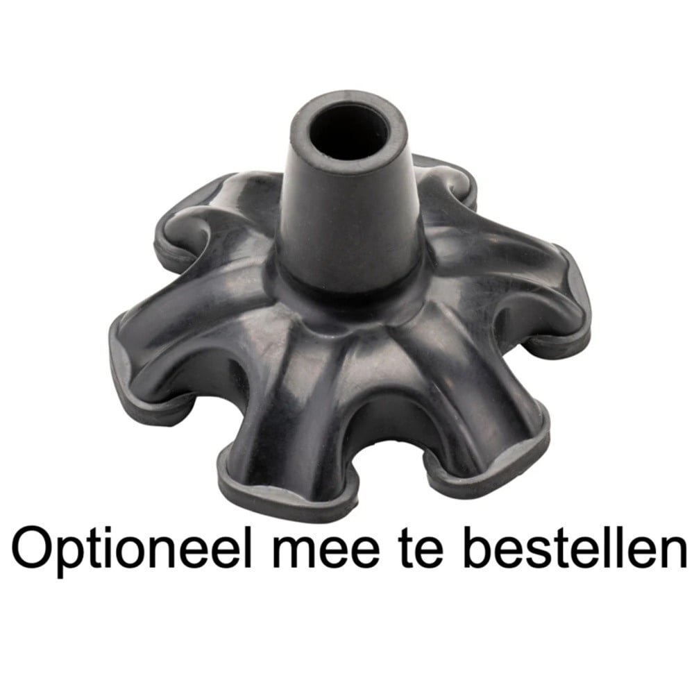 MultiMotion Wandelstok met offset handvat - Zwart