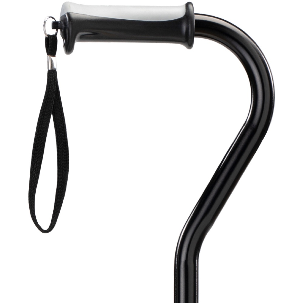 MultiMotion Wandelstok met offset handvat - Zwart