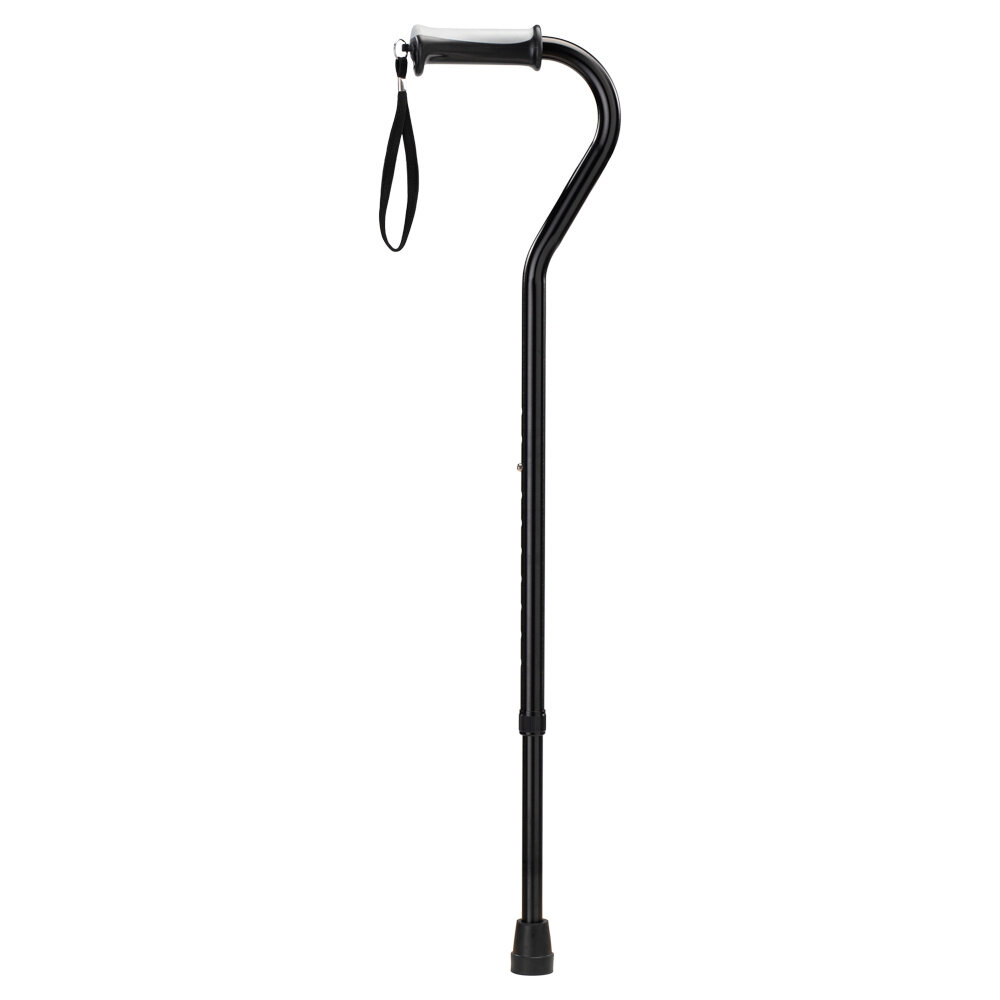 MultiMotion Wandelstok met offset handvat - Zwart