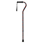 MultiMotion Wandelstok met offset handvat - Groen Paisley