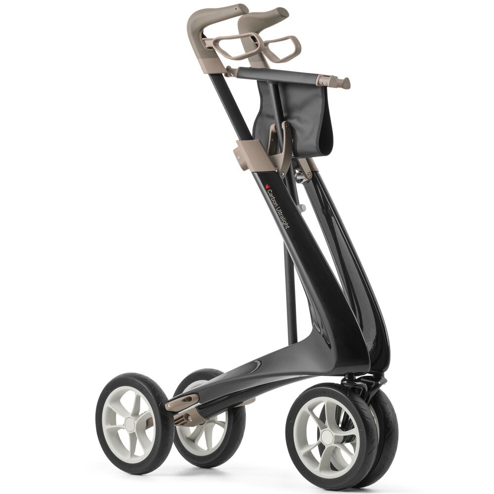 By ACRE By ACRE Carbon ultralight rollator Regular - Zwart