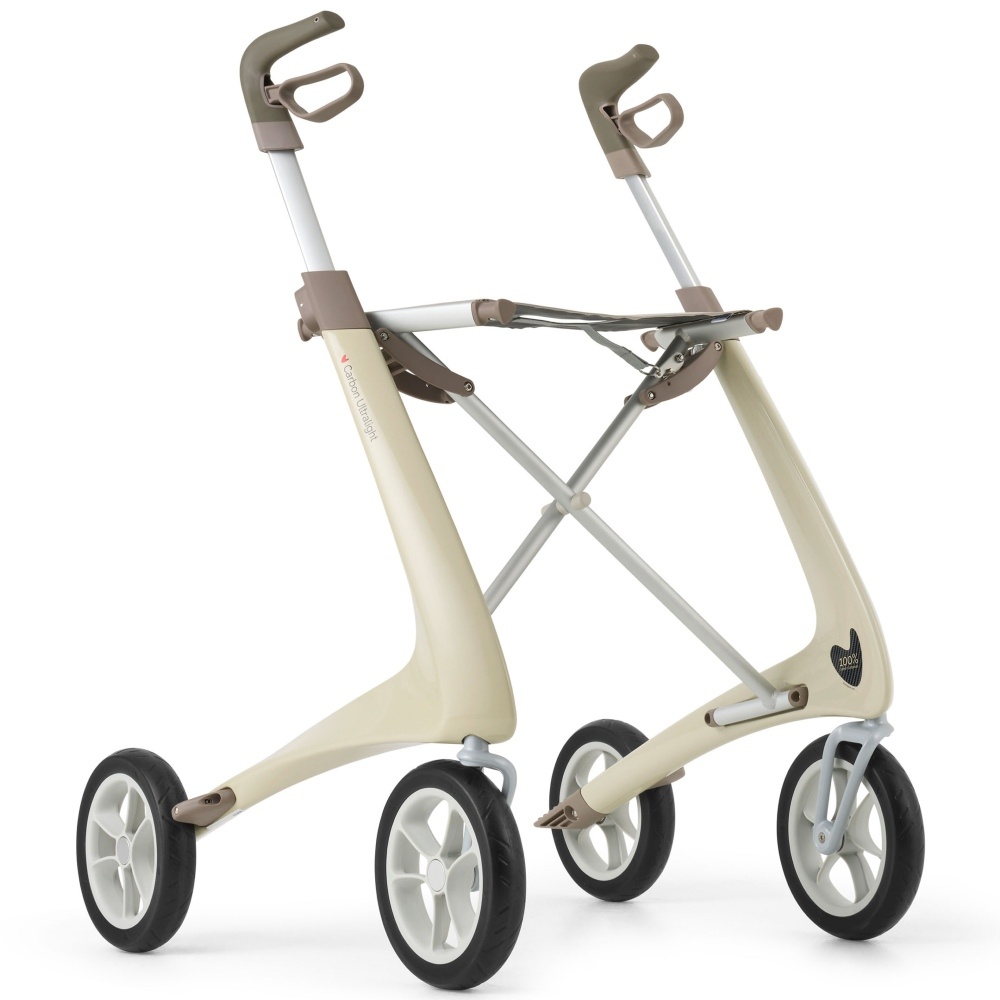 By ACRE By ACRE Carbon ultralight rollator Regular - Beige