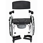 MultiMotion Verrijdbare douchestoel en toiletstoel in 1 met 24'' wielen