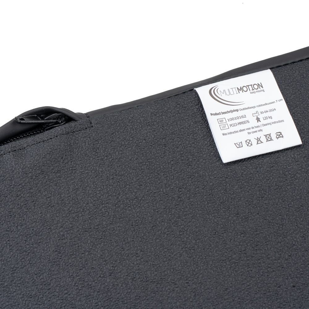 Vierkant Zitkussen 50x50x10 Cm – Dubbel Schuim Voor Stoel Of Vloer – Donkergrijs & Extra Comfort