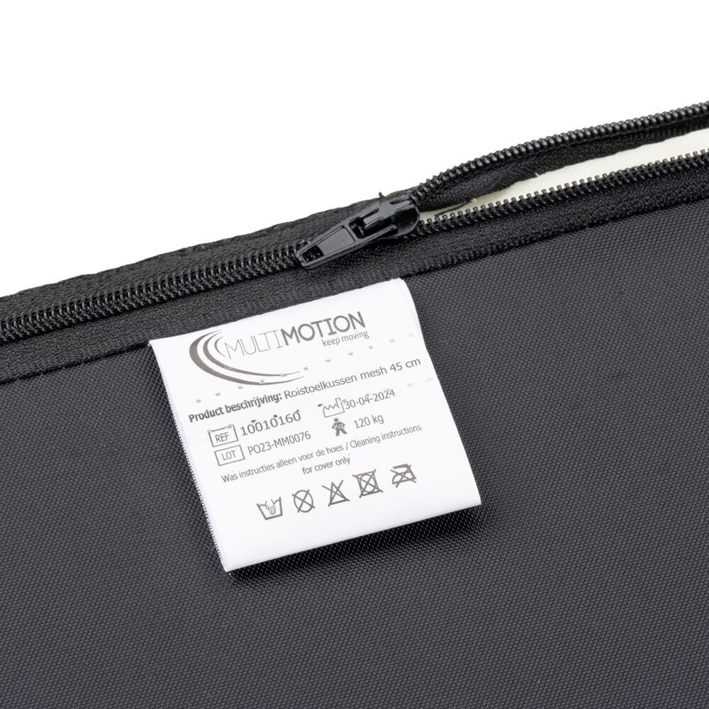 MultiMotion MultiMotion zitkussen PU foam 5 cm met mesh hoes - 45 cm
