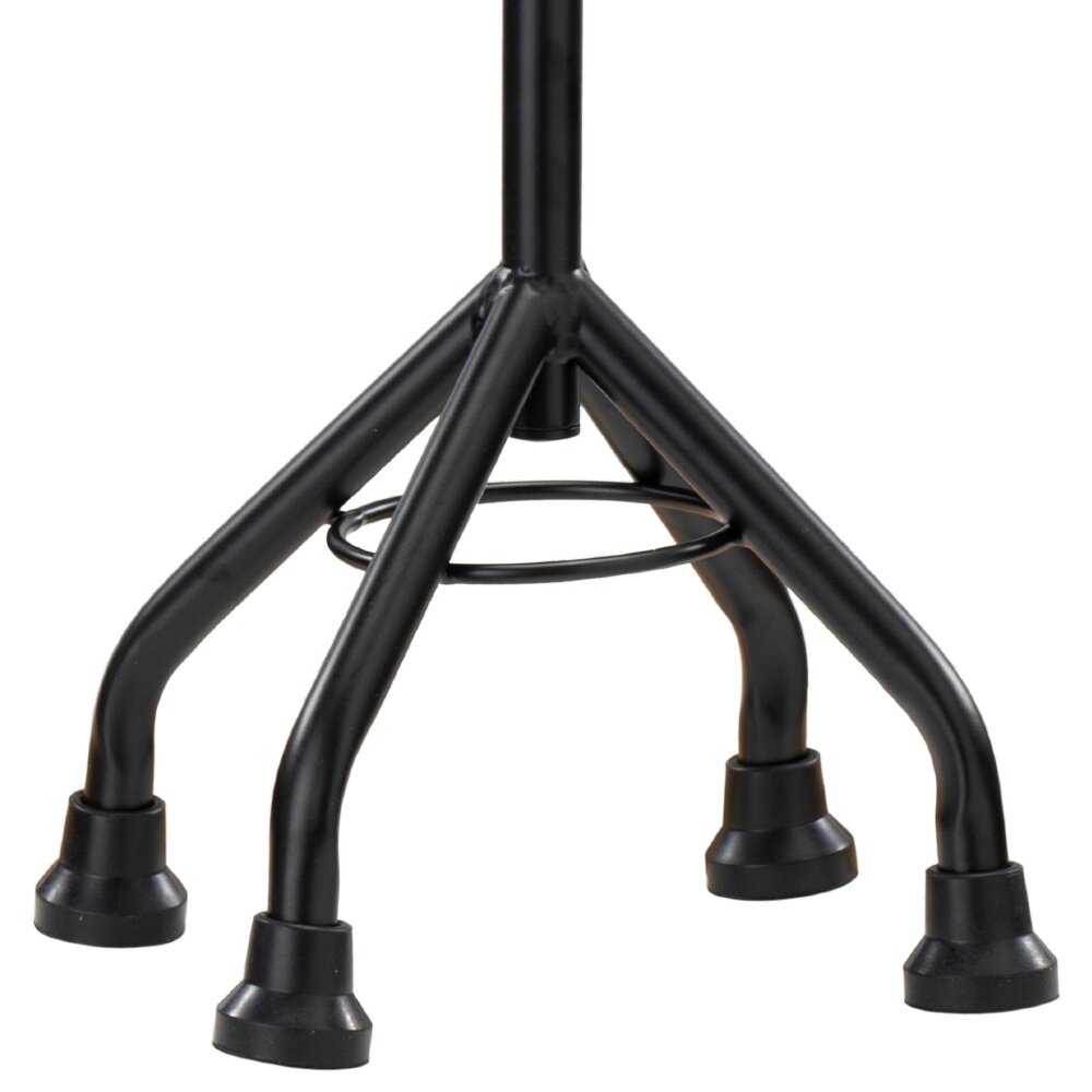 MultiMotion Wandelstok met 4 poten Zwart
