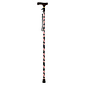 MultiMotion MultiMotion wandelstok met drukknop verstelling Bloemen